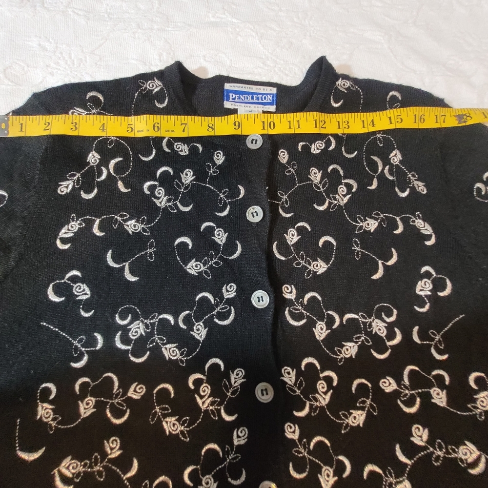 Vintage Pendleton Wool Blend Button Up Cardigan S… - image 6